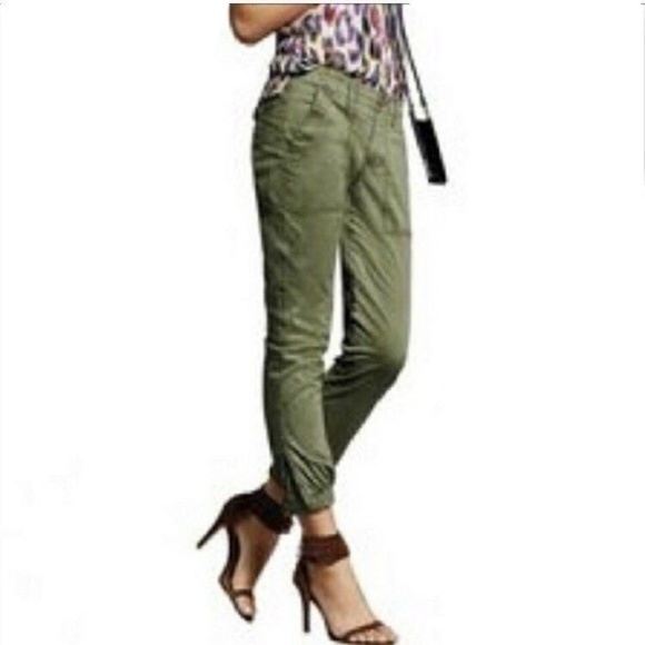 CAbi Pants - CAbi Traveler Olive Green Trouser Skinny Leg Pants
